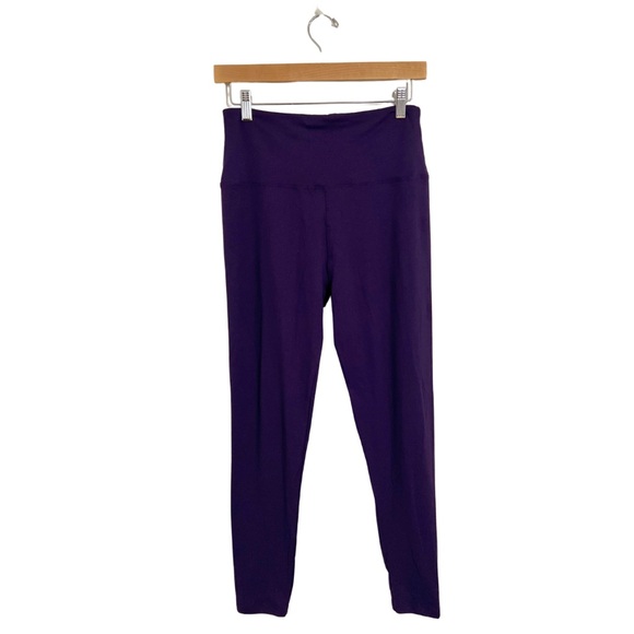 Pants - Women's Purple High-Waisted Leggings